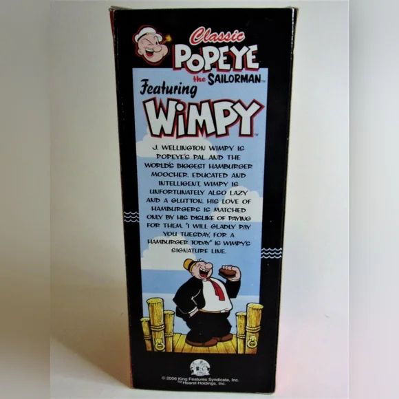 Collectible Wacky Wobbler Bobblehead by Funko WIMPY - Picture 7 of 14